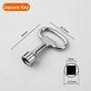 Alloy Material Triangle Wrench Durable Multi-purpose Wrench  For Elevator Cabinet