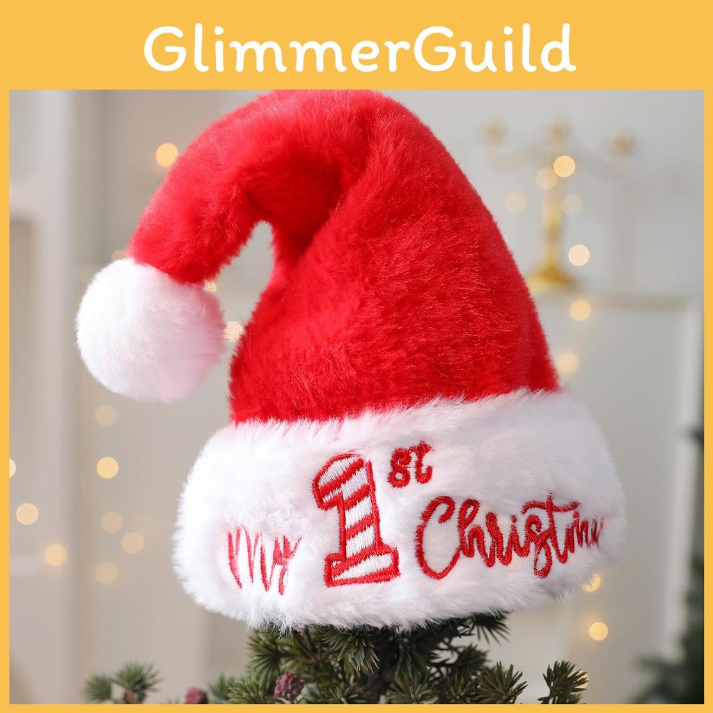 American Style Christmas Plush Hat And Sock Decor For Festive Tree And Mantle