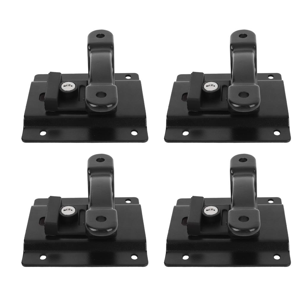 4 Pcs Truck Bed Tie Down Anchors with Plates Alloy Steel Secure Fastening Point FL3Z 99000A64 B for Raptor 2015 To 2025