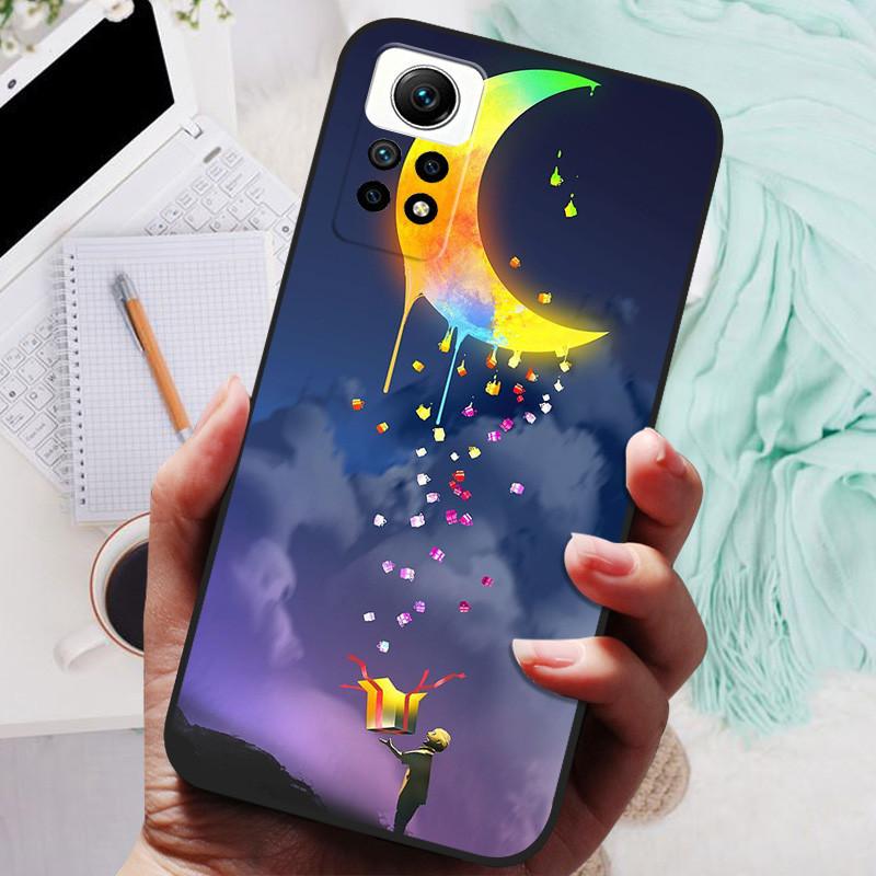 Cover For Redmi Note 12 Pro 4G Case Silicone Painted Soft Protective Black Coque For Xiaomi Redmi Note12 Pro 4G NFC Cartoon TPU