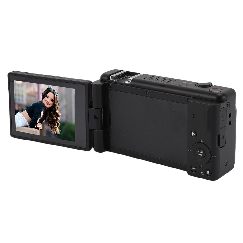 5K Digital Camera 80MP HD WiFi 5 Axis Gyro Anti Shake AF Vlogging Camera with 180 Degree Flip Screen for Photography
