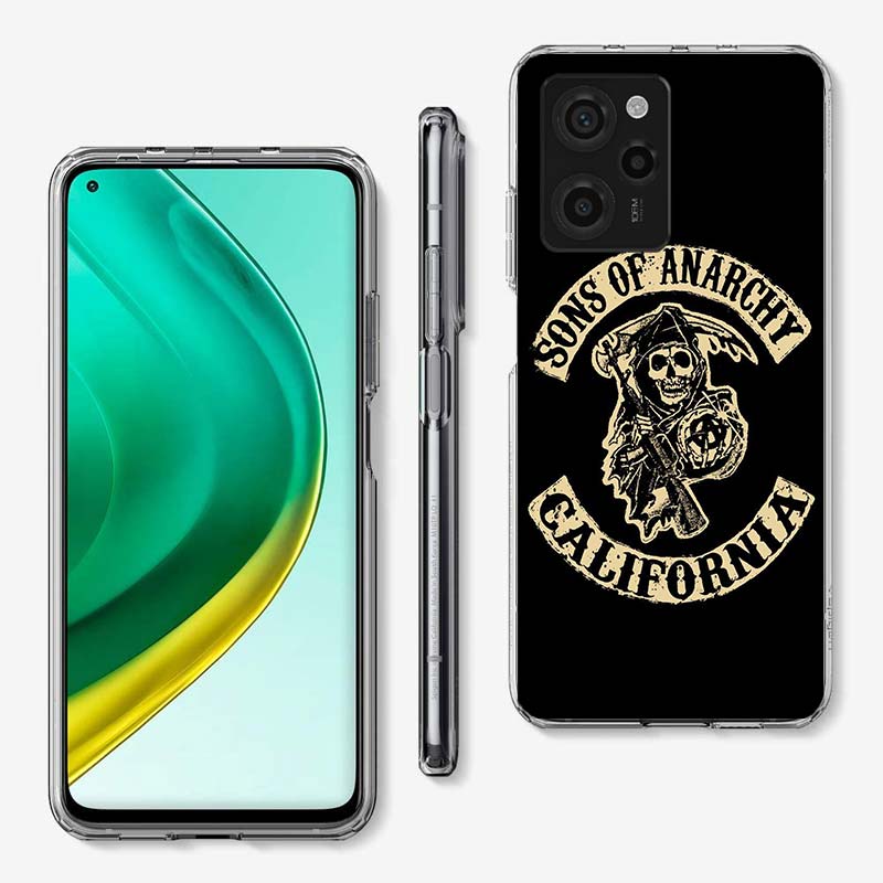 Sons of Anarchy Phone Case For Xiaomi Poco F7 Ultra X7 X5 X6 F6 Pro M5S M6 X3 X4 Mi 15 14 12T 11T 10T F5 F3 M4 Pro 11 Lite Cover