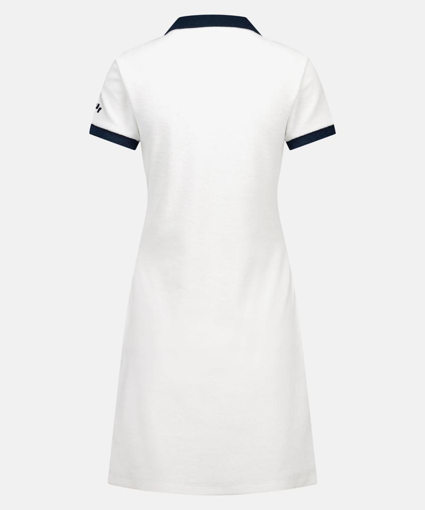 Sseonleobeutueo Terry Cloth Polo Dress White