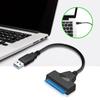 External HDD SSD LED Indicator 22 Pin Converter USB 3.0 To SATA Hard Disk Driver Adapter Cable