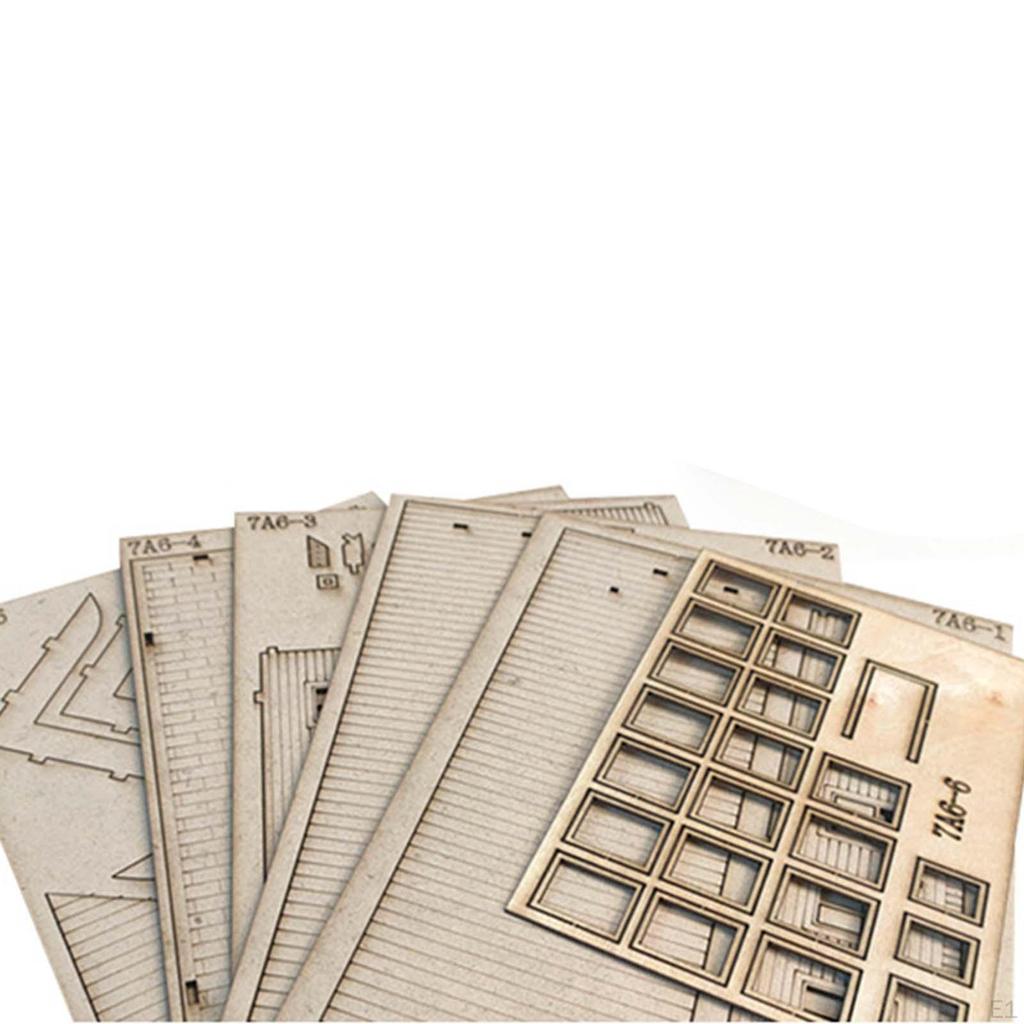 1/72 House Building Models, Educational Tools for Diorama Layouts