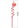 Spiral Christmas Plastic Straw Food Grade Christmas Party Decor Christmas Cartoon Straw  Children
