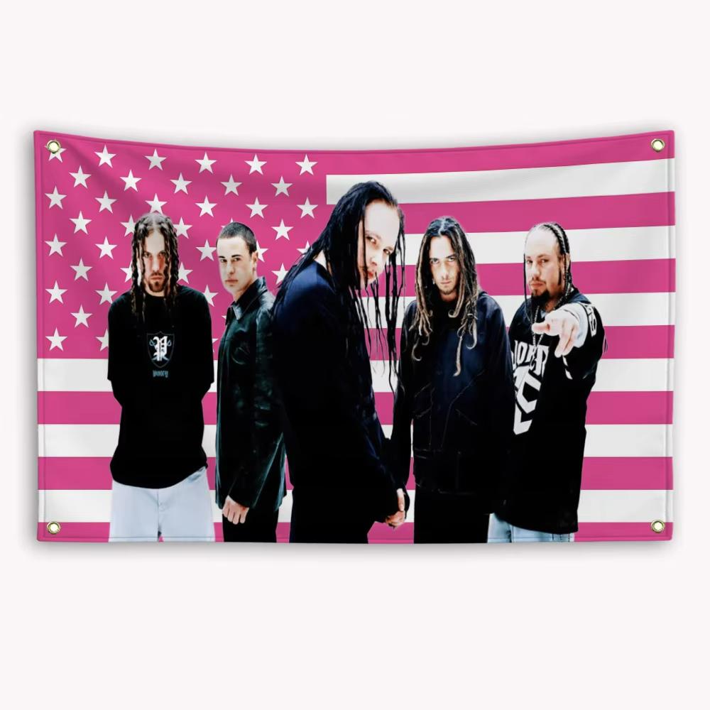 

1PC Band American Flag Banner Bedroom Tapestry Banner Outdoor Decoration Tapestry Garage Decoration Banner Advertisement 74x94cm(29x37in)