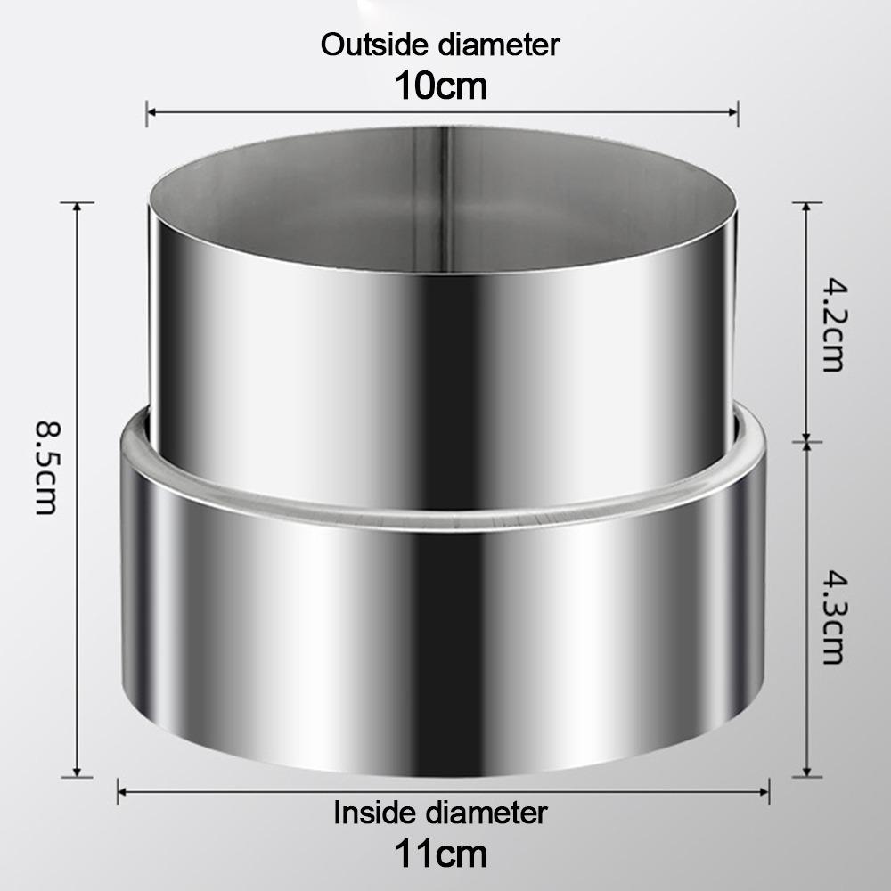 Stainless Steel Ventilation Pipe Fittings Multiple Sizes Ducting Connector