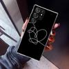 Love Yourself Flower Heart Line Kpop Phone Case For Samsung Galaxy S23 S24 S25 Edge S26 Ultra S22 + S21 Plus S20 FE Cover Silico