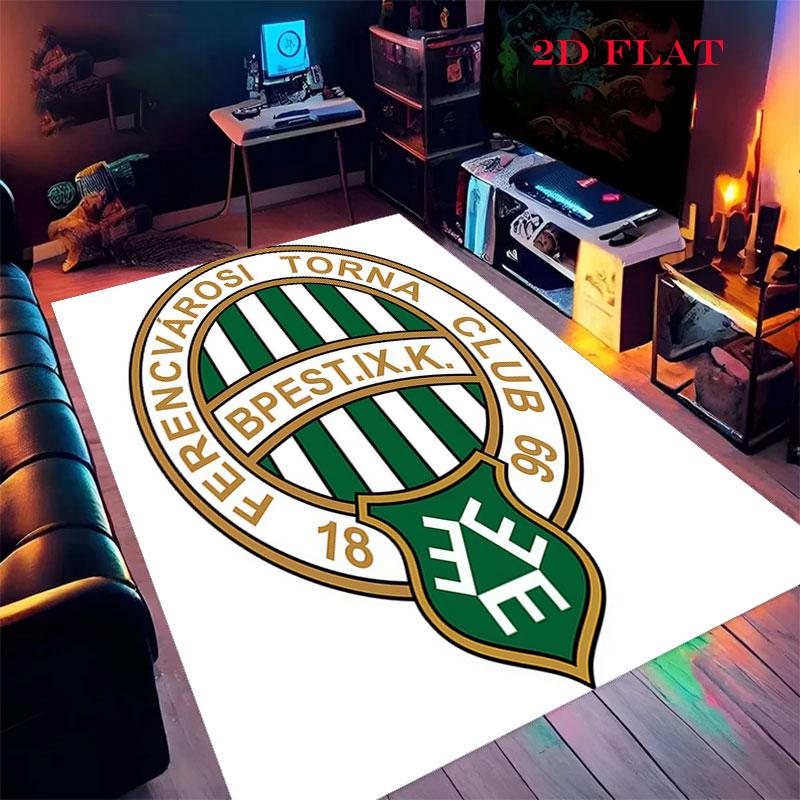Ferencvaros Legacy Carpet Rug for Living Room Bedroom Home Sofa Decoration,Kids play Nonslip Floor Mat