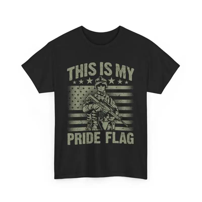 Patriotic Military T Shirt Proud Veteran American Pride Memorial Day S