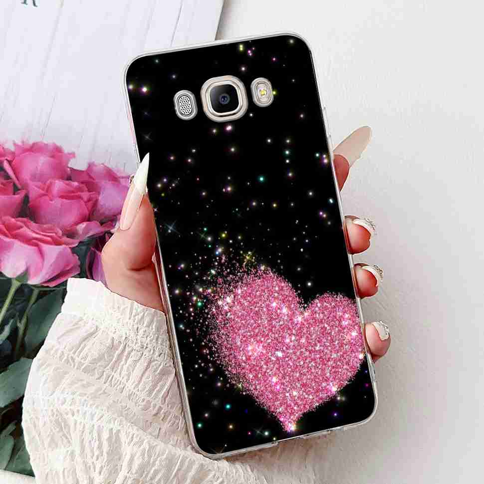 For Samsung Galaxy J7 2016 SM-J710FN Cartoon Animals Soft Silicone TPU Cover For Samsung J7 Core SM-J701F Fashion Flowers Shell