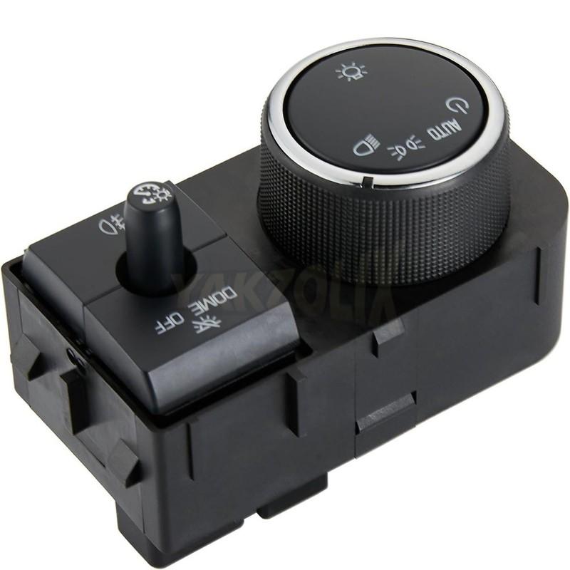 Headlight Fog Light Switch 15096895 25858705 for Chevrolet Avalanche Silverado Suburban Tahoe GMC Sierra Yukon 1500 2007-2013