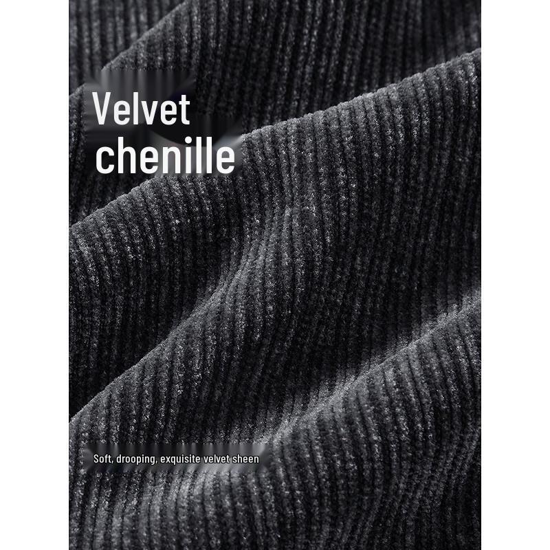 GXG Men's Chenille Colorblock Crew Neck Sweatshirt