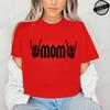 Rock Mama Printed T-Shirts for Women Funny Mama Outfit Gift Funny Graphic Shirt Short Sleeve Women Clothing Summer Fashion Tees