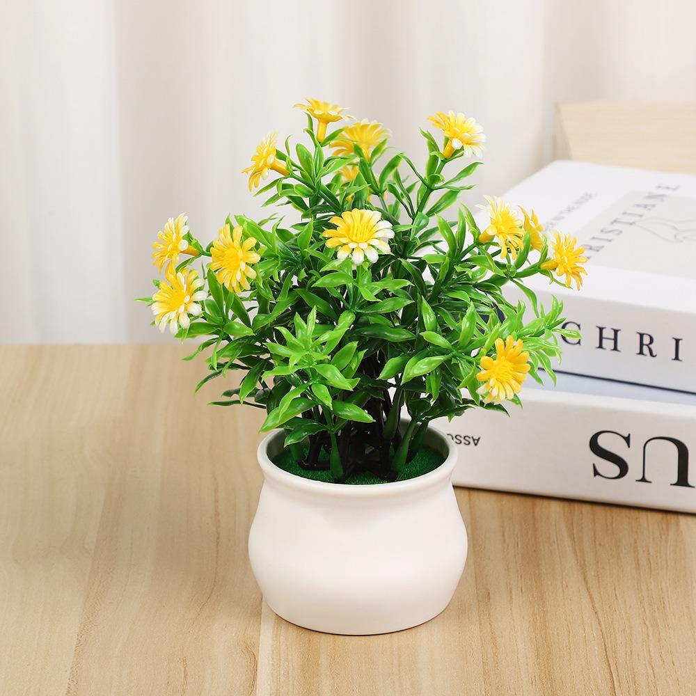 Plast Konstgjord Tusensköna Staket Liten Solros 5 Färger Hem Vardagsrum Prydnader Heminredning