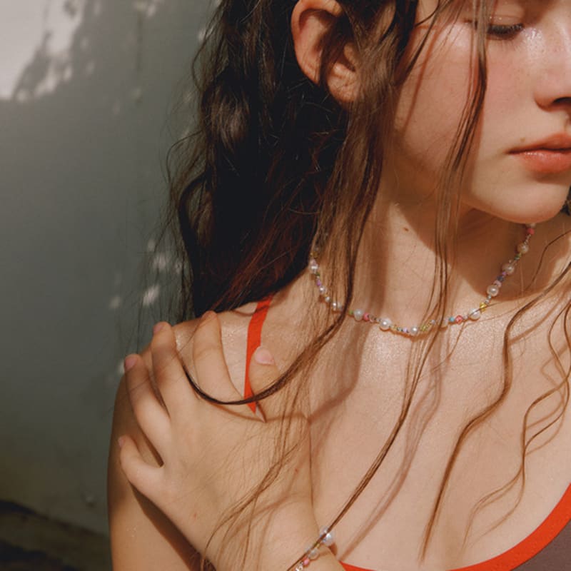 VINTAGE HOLLYWOOD Pearl N Crystal Beads Bracelet_VH24NNBR101M