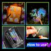 50 Silver Laser Animal PET Stickers Laser Colorful Gum Card Hand Account Material Decorative Stickers