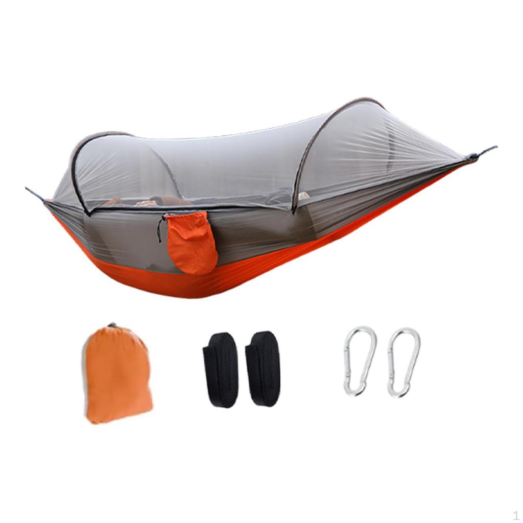 Kempingová houpací síť pro 2 osoby, přenosné příslušenství, stromová houpačka, postel na spaní