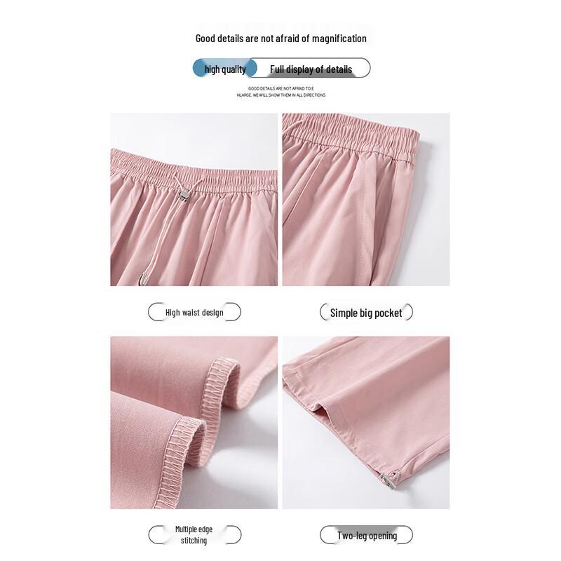 MIIOW Women's 2025 Loose Straight-Leg Quick-Dry Cargo Pants