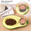 Avocado Shape Pet Feeding Water Bowl Multi-functional Dog Food Container  For Dogs and Cats
