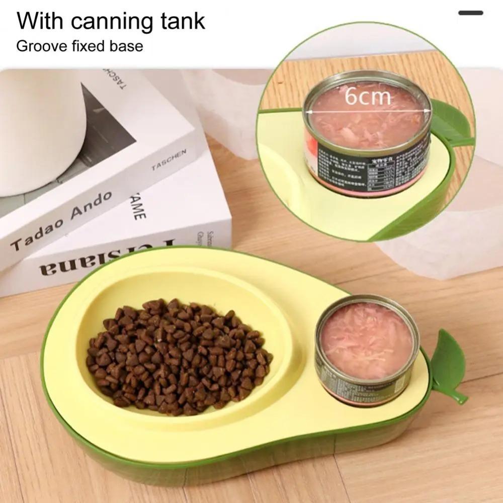 Avocado Shape Pet Feeding Water Bowl Multi-functional Dog Food Container  For Dogs and Cats