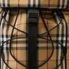 Burberry Murray Letter Logo Embossed Drawstring Check Backpack Men backpack Beige 80701191