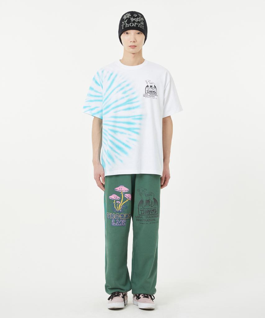 LMC Thorns Tie Dye Lamb Tee White