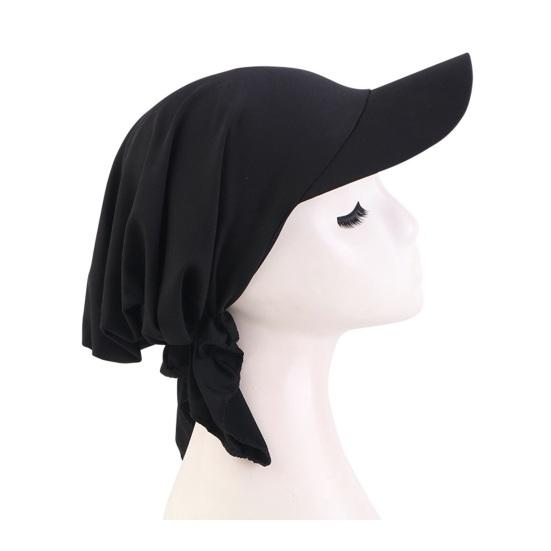 Women Turban Hat, Ethnic Style Sun Protection Hat with Widened Brim, Toe-Cap Fit Sun Hat for Outdoor Activities Hiking Beach Travel