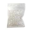 Acrylic Faceted Crystal Beads Transparent Loose Spacer Craft Beads for DIY Bracelet Necklace Jewelry Making Bags Decoration