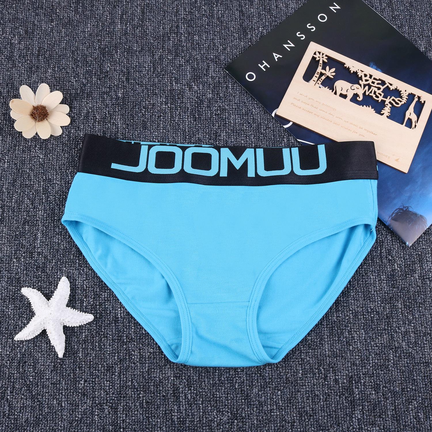 Women s Cotton High-Waist Plain Sporty Underwear L
