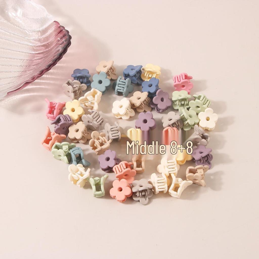 Korean Cute Pearl Floral Cat's Eye Hair Claw Clip