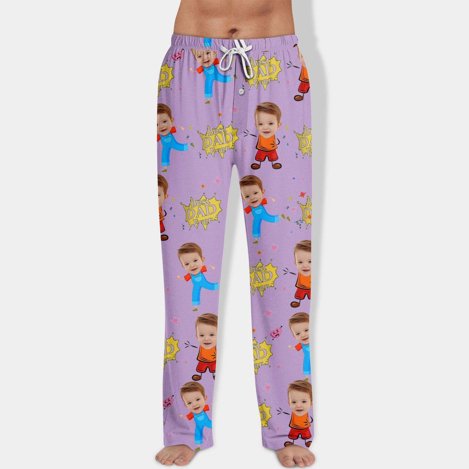 

Мужские домашние брюки с принтом Allover, пижамные брюки для сна, длинные брюки, пижамные брюки, брюки для йоги S фиолетовый