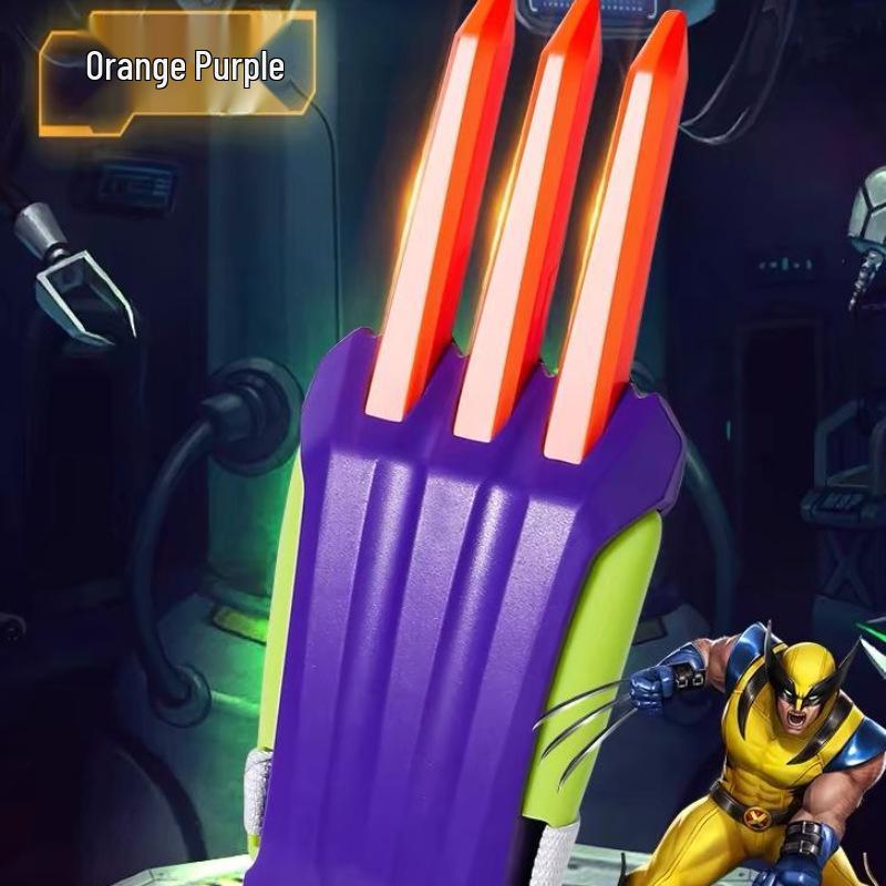 

Светящийся в темноте коготь Росомахи, нож-морковь, 3D складной игрушечный пистолет для детей