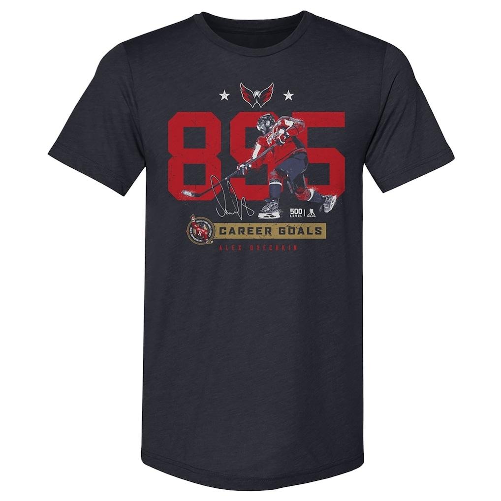 

Alexander Ovechkin Washington Capitals 500 Level 900th Career Goal TriBlend TShirt Navy Short Sleeve Soft Vintage Tshirt S