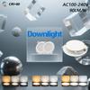 LED Downlight AC110V 220V Taklampa Spot LED Plafond Infälld Downlight Rund 6W 10W 14W 24W Spotlight Inomhusbelysning