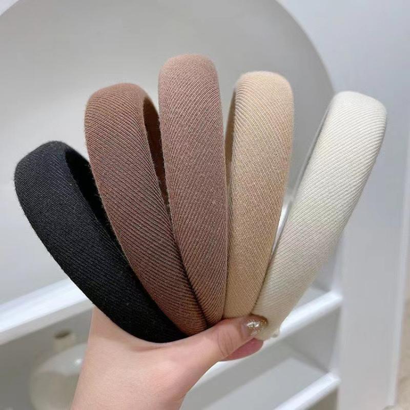 High Head Hairpin Sponge Headband Wide Brim Women's All-match Net Red Go Out Wash Face Hair Pressing Headband Headwear