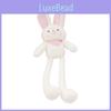 Pulling Bunny Plush Keychain With Soft Material For Kids And Collectors