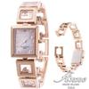 Don Clark Men's and Women's Matching Watch Set with Natural Shell Dials 2-Piece Set DA57B30PG