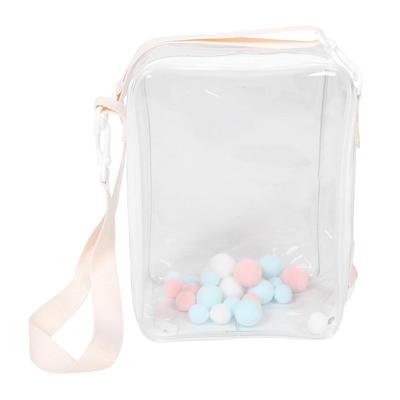 [DFsucces] Ita Bag, Shoulder Bag, Dustproof, Waterproof, Clear Bag, Doll Case, Stuffed Animal Pouch, Fully Transparent, Large Capacity, For Going
