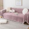 Chenille Waterproof Non-Slip Sofa Cover: Anti-Cat Scratch, Dust-Proof, All-Season Use.