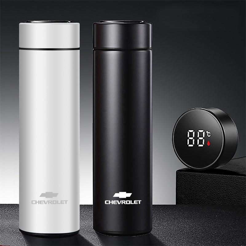 Bouteille d'eau de sport isotherme avec logo de voiture adaptée pour Chevrolet Spark Captiva Cruze Tracker Epica Nubira Malibu Optra Lanos