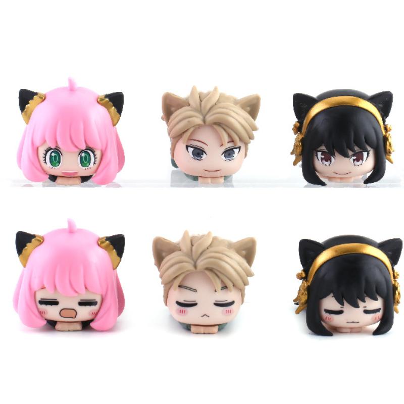 

Шпион 6 шт. Семья Лежачие фигурки Игрушки Аня Форджер Лойд Йор Форджер Модель Детские подарки