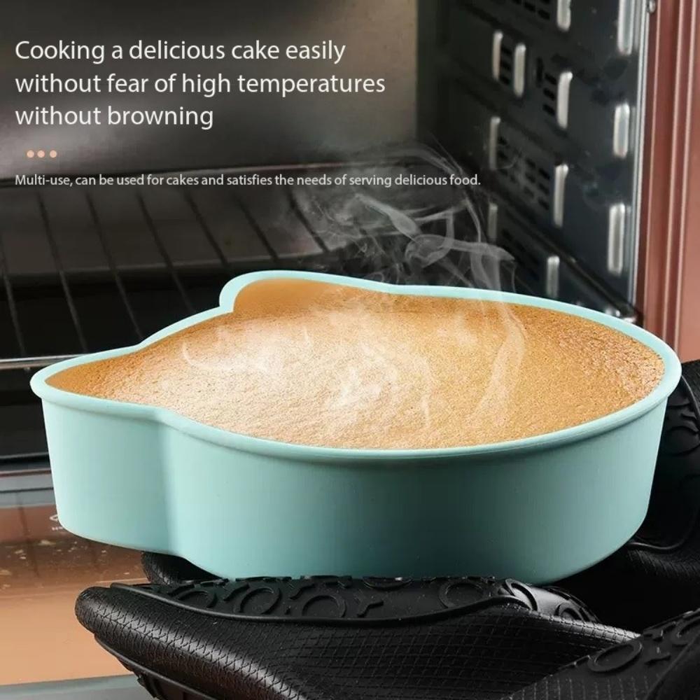 Cartoon Food-Grade Silicone Mat for Air Fryer Baking Tray Cake Mold Oven Baking Mat Animal Baking Mold