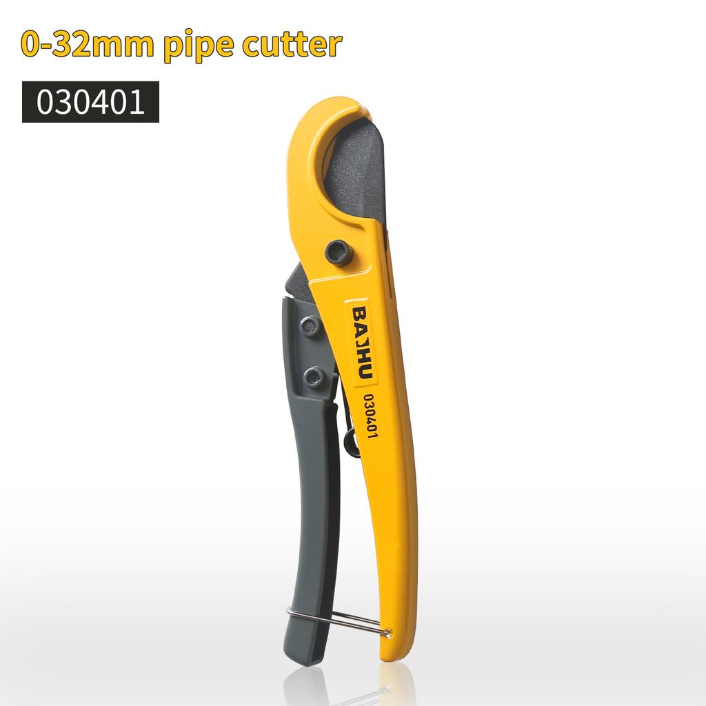 Pipe Cutter 33mm/42mm/63mm Aluminum Alloy Body Ratchet Scissors Tube Cutter PVC/PU/PP/PE Hose Cutting Hand Tools