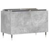 VidaXL Record Cabinet Concrete Grey 74.5x38x48 Cm Engineered Wood 831720