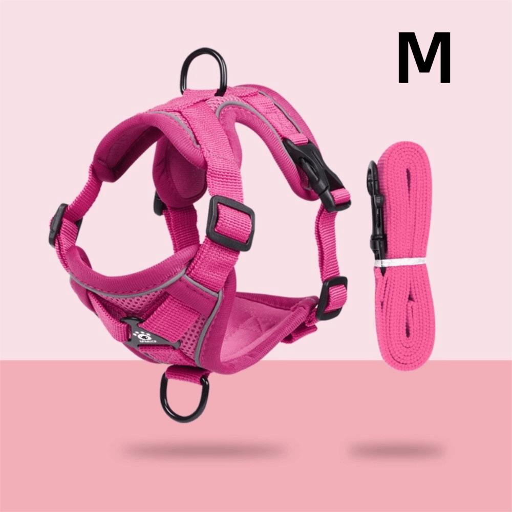 High Quality Reflective Cat Harness Leash Set Adjustable Breathable Mesh Dog Harness Pet Vest Harness Small Medium Dogs