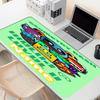 Custom Name Personalized Geometry Dash Pattern Mousepad, Laptop PC Desk Mat, Decorative Desk Mat for Home Keyboard Pad Gift