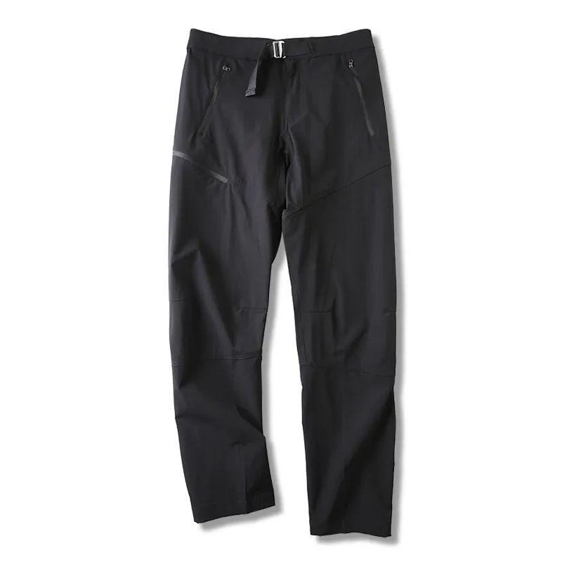 New Spring/Summer Men's Lightweight Breathable Stretchy Quick-Dry Waterproof Straight-Leg Casual Pants