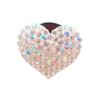 Diamond Rhinestone Peach Heart Car Air Vent Aromatherapy Clip - Love Car Perfume Decoration